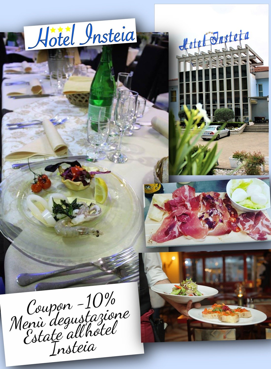 Menù Degustazione estate all'Hotel Insteia