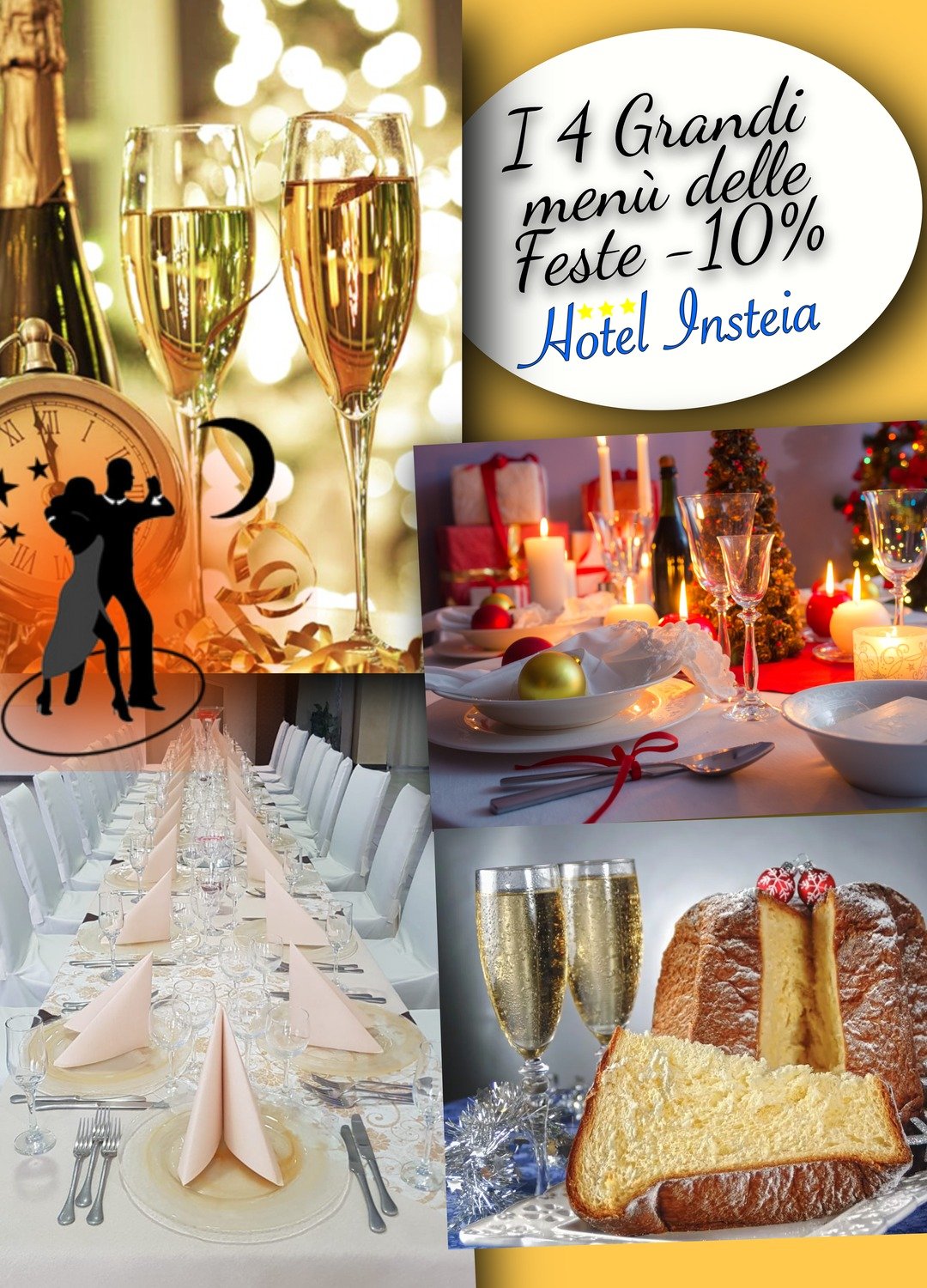 Il Cenone di Capodanno e altri 3 Grandi Menù delle Feste