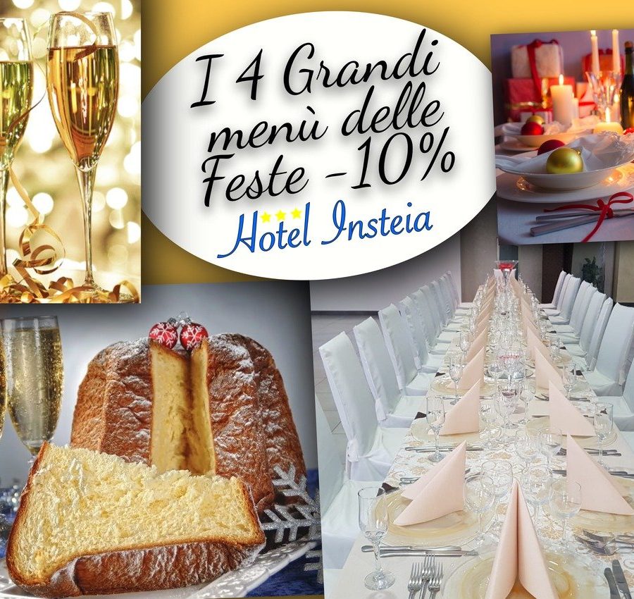 Il Cenone di Capodanno e altri 3 Grandi Menù delle Feste