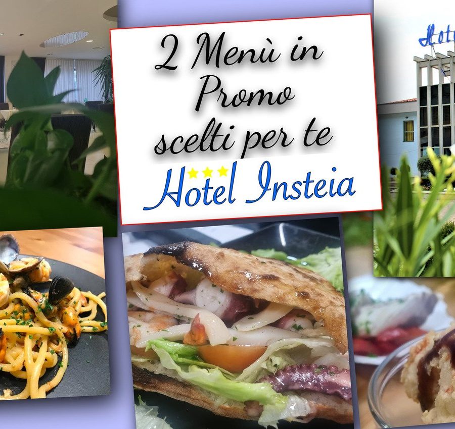 2 fantastici Menù Promo per Dicembre all'Hotel Insteia