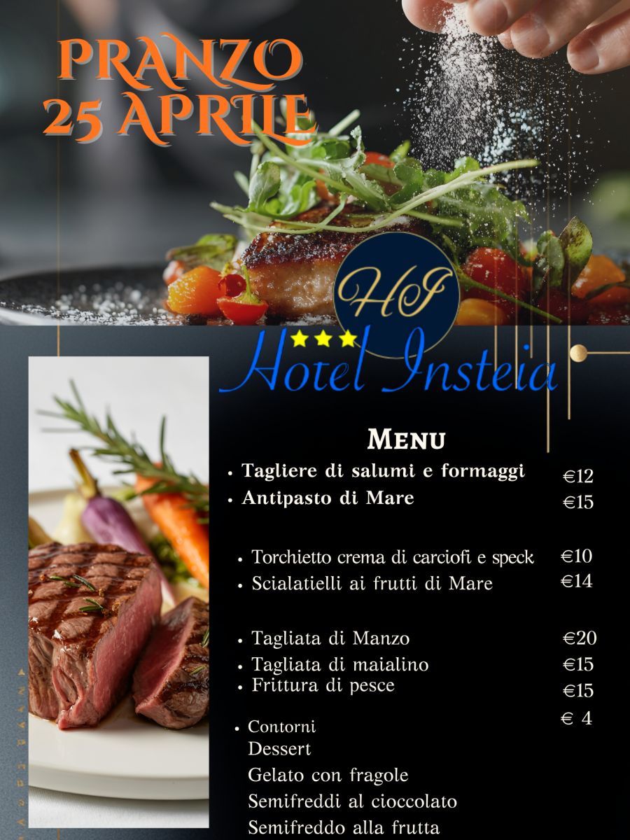 IL PRANZO DEL 25 APRILE